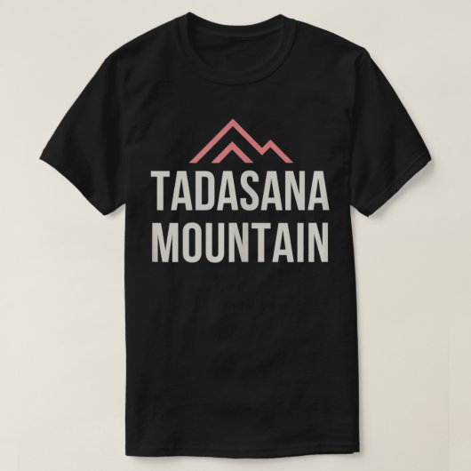 T-shirt Tadasana Mountain Pose Yoga Asana Wellness (Design devant)