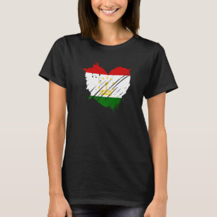 T-shirt Tadjikistan Drapeau J'aime C'est dans mon ADN pour