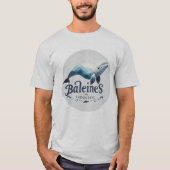 T-shirt Tadoussac -Les baleines (Devant)