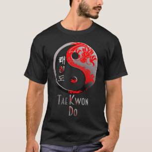 T-shirt Tae Kwon Do Red Dragon - Martial Arts Warrior