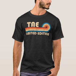T-shirt TAE Nom de famille Retro Vintage 80s 90s Anniversa