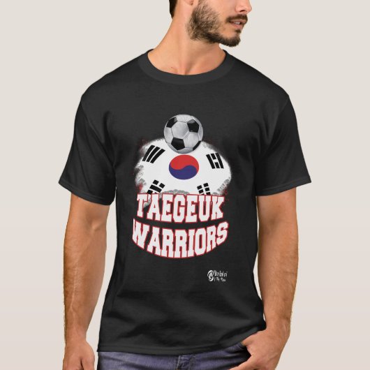 T-shirt Taegeuk Warriors version 2 Noir (Devant)