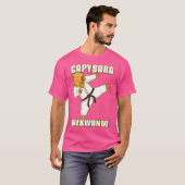T-shirt Taekwondo Capybara (Devant entier)