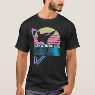 T-shirt Taekwondo Classique Papa Karaté Rétro