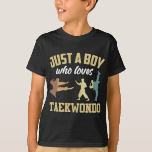 T-shirt Taekwondo Funny Boys Martial Arts Taekwondo