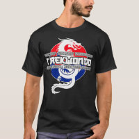 Taekwondo Graphisme TKD 5 Tenets Premiu Dragon Asi
