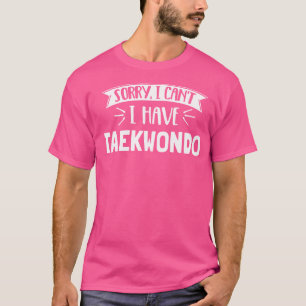 T-shirt Taekwondo Pour Filles Femmes Garçons Hommes