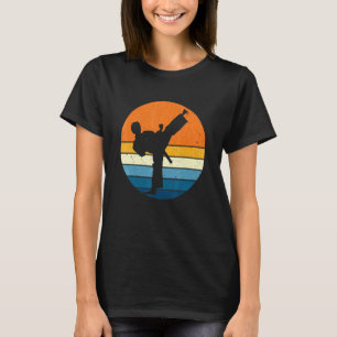 T-shirt Taekwondo Sports Retro Vintage Sunset Martial Art
