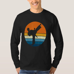 T-shirt Taekwondo Sports Retro Vintage Sunset Martial Art