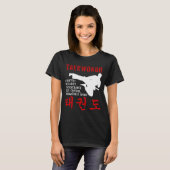 T-shirt Taekwondo Tenets Martial Arts (Devant entier)