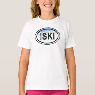 T-shirt Tag Shirt iSKI Oval Mountain