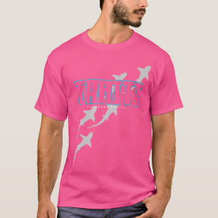T-shirt Tahiti Shark Plongée Sous-Marine Plongée Avec Requ