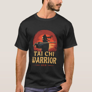 T-shirt Tai Chi Arts Martiaux Équilibre Corps-Esprit Qigon