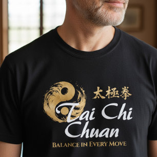 T-shirt Tai Chi Chuan – Équilibre dans chaque mouvement