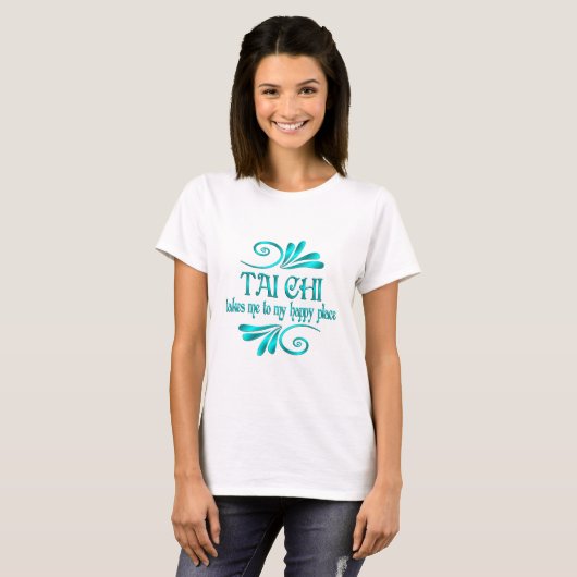 T-shirt Tai Chi Joyeux Lieu (Devant entier)