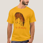 T-shirt Tai Chi Qigong Deer (Devant)