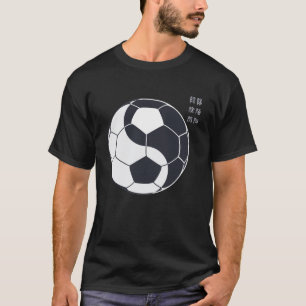 T-shirt Tai Chi Soccer Yin, Yang, Qi Gong, Oeuvre D'Art Ch