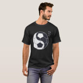 T-shirt Tai Chi Soccer Yin, Yang, Qi Gong, Oeuvre D'Art Ch (Devant entier)