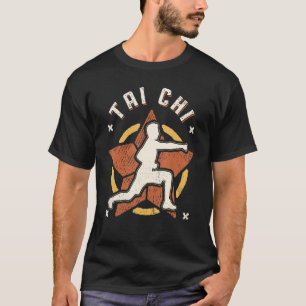 T-shirt Tai Chi Sport Classique Rétro Vintage