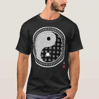 T-shirt Tai Chi Yin Yang I Ching 64 Hexagram Spiral