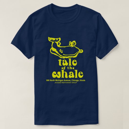 T-shirt Tail of the Whale Restaurant, Chicago, Illinois (Design devant)