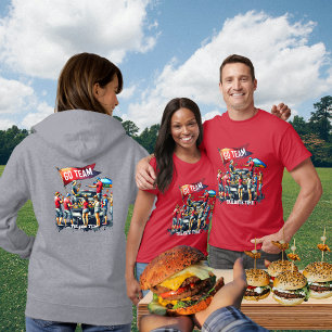 T-shirt Tailgate Time Party Truck Go Teams Custom