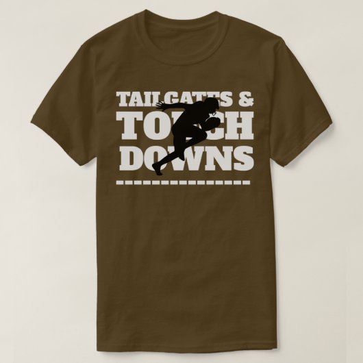 T-shirt Tailgates Touchdowns (Design devant)