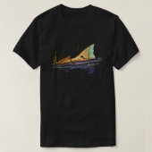 T-shirt Tailing Redfish in Grass Redfish Tail Essentiel T (Design devant)