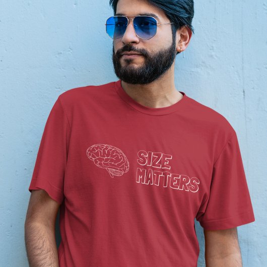 T-shirt Taille, ça compte insinuations académiques