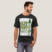 T-shirt Taille de maskinongé compte (Devant entier)
