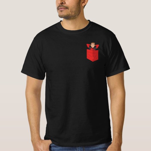 T-shirt taille de poche (Devant)