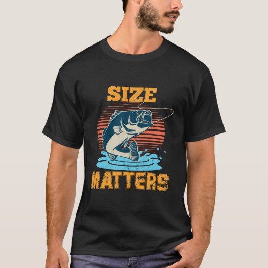 T-shirt Taille - Importance Pêche (Devant)