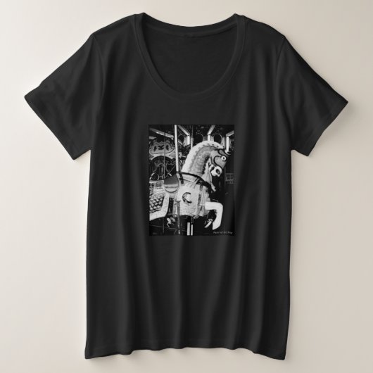 T-shirt taille plus "Les dames du King Horse" (Design devant)