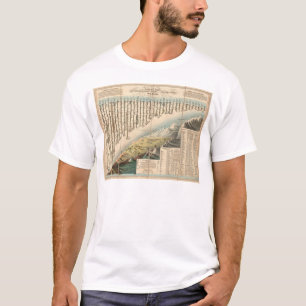 T-shirt Tailles comparatives des principales montagnes