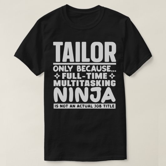 T-shirt Tailor Ninja (Design devant)