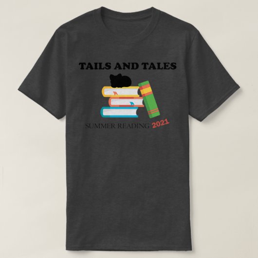 T-shirt Tails And Tales Summer Reading 2021 (Design devant)