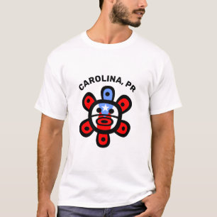T-shirt Taino Sun Porto Rico Drapeau Personnalisé Ville T-