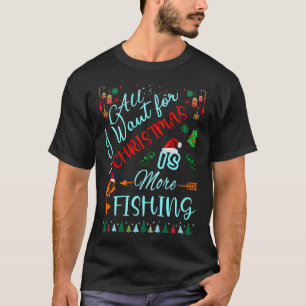 T-shirt Tais-toi et pêche