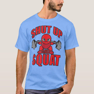 T-shirt Tais-Toi Et Squat Kawaii Anime Lifter Dessin