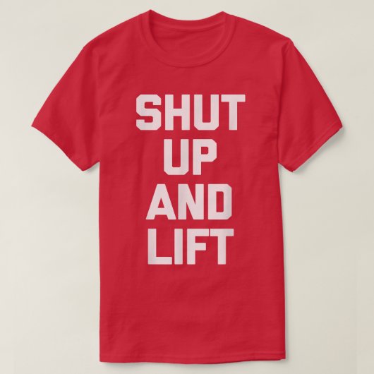 T-shirt Tais-up & Lift Drôle Exercice Poids Fitness (Design devant)