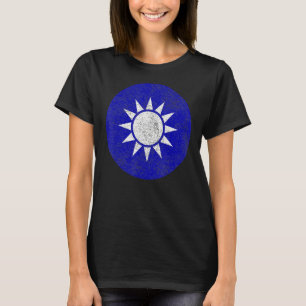 T-SHIRT TAIWAN FLAG TAIWANESE EMBLEM ROUNDEL TAIPEI