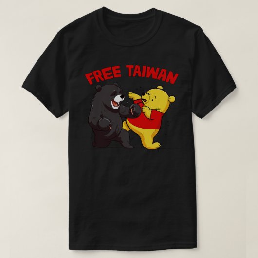 T-shirt Taïwan libre (Design devant)