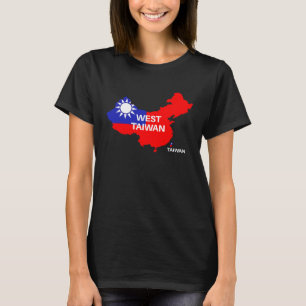 T-shirt Taïwan n'est pas la Chine Ouest Taïwan