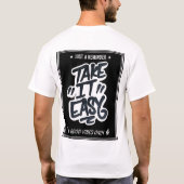 T-shirt Take It Easy Graffiti (Dos)