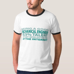 T-shirt Talent de l'ingénieur mécanicien 3%