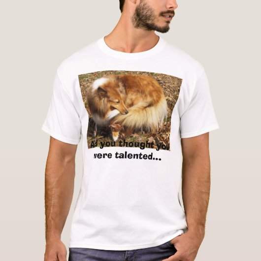 T-shirt Talent du Sheltie (Devant)