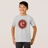 T-shirt Talent E Rouge de Sunflowery (Devant entier)