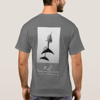 T-shirt Tales of wild dolphin ドルフィンテイルT 濃色