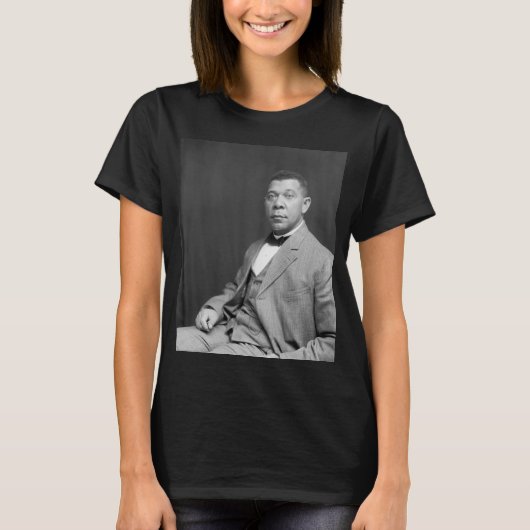 T-shirt Taliaferro Washington : Black Educator (Devant)
