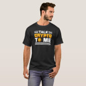 T-shirt Talk Crypto To Me   Cryptocurrency Bitcoin Blockch (Devant entier)